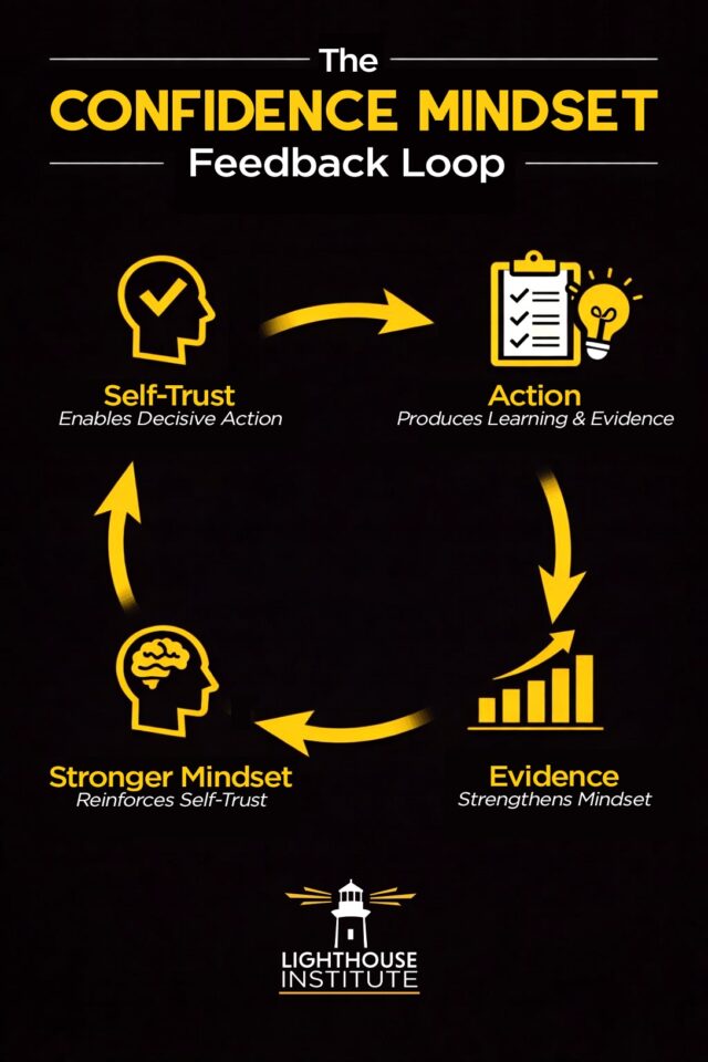 Confidence Mindset infographic