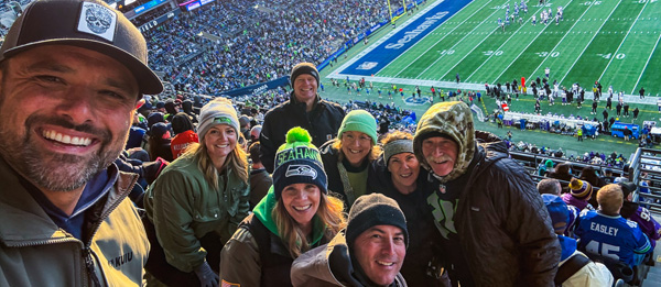 Group at Seahawks game